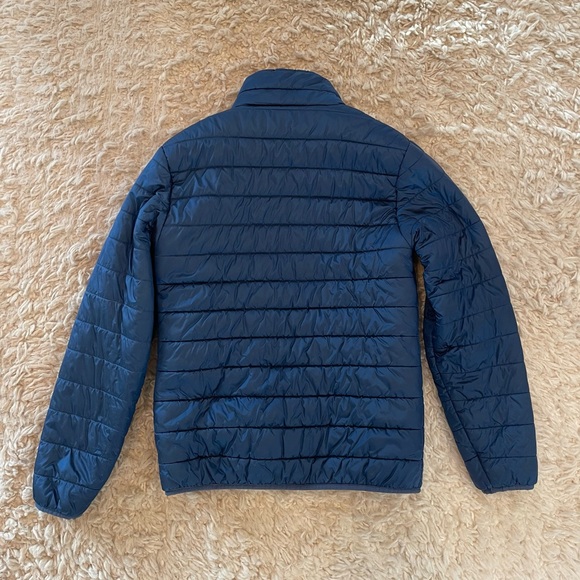 Goodfellow & Co blue puffer coat Men’s sized small - Picture 2 of 3